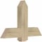 Ekena Millwork Eugene Rough Sawn Timber Gable Bracket, Douglas Fir, 36"W x 24"H x 4"D x 6"F, 16/12 Pitch GBW036X24X0406EUG00RDF - alternate 5